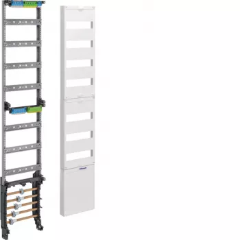 Hager ZH53XS modul za montažu razvodnika, 12 TE, 7 redova, N+PE stezaljke, svijetlosiva