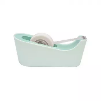 3M Scotch C18 stolni dispenzer za traku mint zelena s Magic Tape, 19 mm x 7,5 m, prozirna