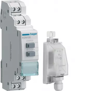 HAGER EGK100 digitalni tjedni timer s Bluetoothom i DIN-šinskom montažom