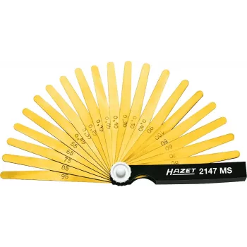 HAZET 2147MS set mjernih listića, 20 listića, 0,05-1,00 mm, DIN 2275