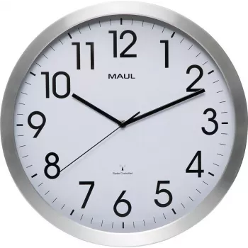 MAUL MAULmove radio kontrolirani zidni sat 400 mm bijeli 9063108