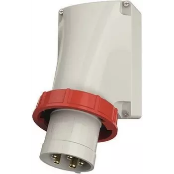MENNEKES CEE utikač za uređaj 5-polni 125A 400V 6h IP67 kutni vijčane stezaljke crveni