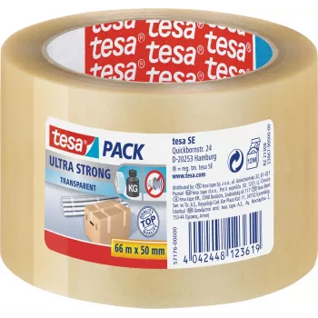 TESA ultra jaka 66 m PVC prozirna pakirna traka (57176)