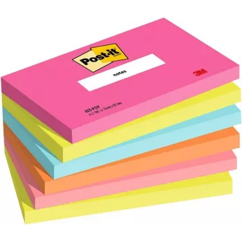3M Post-it Notes 655-6-POP, 127 x 76 mm, Powerpink, 100 listova, ponovno ljepljivi