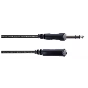 Cordial 14826 6,3 mm stereo jack produžni kabel 10 m crni