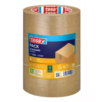 tesa STANDARD ecoLogo® 58292 pakirna traka smeđa 50 m x 50 mm 3 role