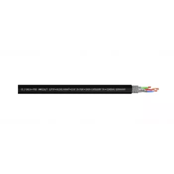 Cordial 15583 CAT 7a S/FTP patch kabel, RJ45, 20 m, crni, PUR plašt