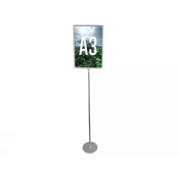LMG PLSTA3-SI stalak za plakate Exclusive A3 srebrni