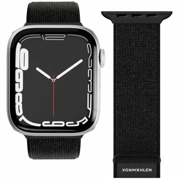 VONMÄHLEN Fitness Loop 2 sportska narukvica za Apple Watch 44mm, 45mm, 46mm, 49mm - crna