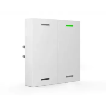 MDT BE-TAL63T2.01 KNX tasterski senzor Light 63, 2-strujni, RGBW, temperaturni senzor, Studio White Glossy