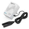 H-Tronic 1114720 detektor vode s vanjskim senzorom, utikač, 230V AC, zvučni alarm 85 dB, relejni izlaz, 2m senzorski kabel