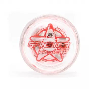 YoYoFactory Spinstar yo-yo koje svijetli u mraku, crveno, za početnike do srednje razine