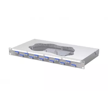METZ CONNECT OpDAT fix optički spojni patch panel, 12x SC-Duplex OS2, 1U, svijetlosivi 150459E212-F