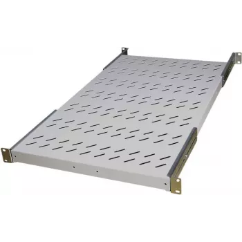 IT-BUDGET 19 inch fiksna polica za stalak / polica za uređaje, nosivost 150 kg, dubina 750 mm, svijetlosiva 90ITB19FBX750G