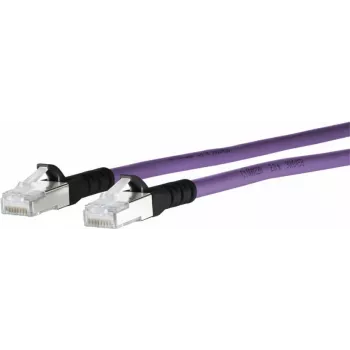 METZ CONNECT 1308451009-E Cat6a S/FTP mrežni kabel, 1 m, ljubičasti