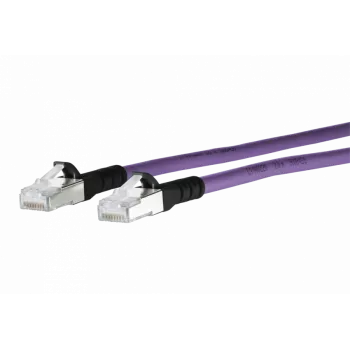 METZ CONNECT 1308451009-E Cat6a S/FTP mrežni kabel, 1 m, ljubičasti