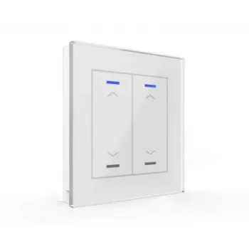 MDT BE-GTL20W.A1 stakleno tipkalo II Light 2-struko RGB-W, bijelo, za rolete