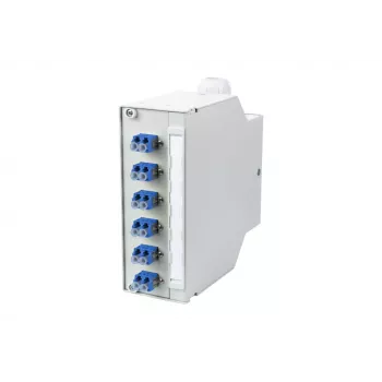 METZ OpDAT REGpro spojni modul 6xLC-Duplex OS2 čisto bijeli RAL 9010 15024A97406-E