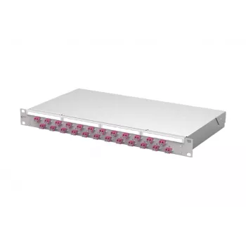 Metz mecatech VIK 24-Port LC-Duplex OM4 optički patch panel, 1U, 19