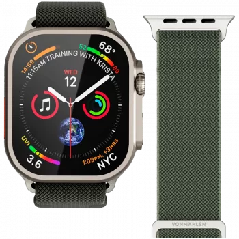 VONMÄHLEN Classic Nylon Loop 44, 45, 46, 49mm univerzalna veličina, maslinasti