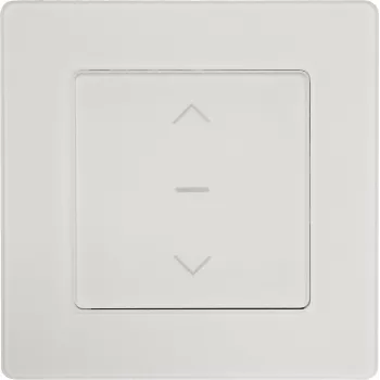 PowerRay PR-SCS-01 WiFi touch pametni prekidač za rolete, stakleni okvir bijeli