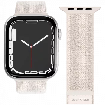 VONMÄHLEN Fitness Loop 2 remen za Apple Watch 40/41/42mm, krem