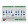 MDT AKS-1210.03 KNX sklopni aktuator 12-kanalni 8TE DIN tračnica 10A 230VAC C-opterećenje standard 140µF