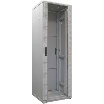 IT-BUDGET 19 inch mrežni ormar SRK - 38U - 600x800 mm - staklena/čelična vrata - montiran - svijetlosivi 99ITB19SRK3868GGNM