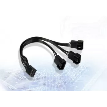 Inter-Tech AC PWM-Y-3 PWM Y-kabel za tri ventilatora, 4-Pin, 15 cm 88885652