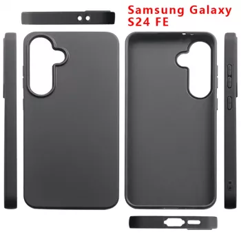 MRDISC Samsung Galaxy S24 FE Back Cover Black TPU MG-BCSGAS24FESW