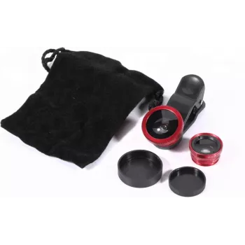 CYOO CY121416 2-u-1 set objektiva za pametni telefon - 180° fisheye i makro objektiv s univerzalnom kopčom