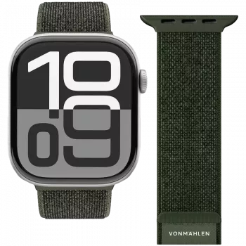 VONMÄHLEN Fitness Loop 2 40, 41, 42mm univerzalna veličina, maslinasta