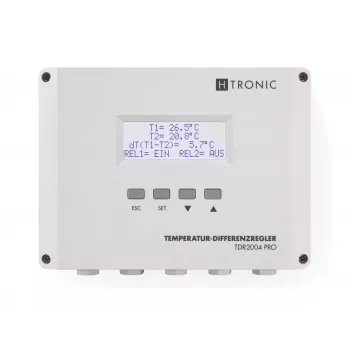 H-Tronic TDR 2004 PRO regulator temperaturne razlike, -99 do +850 °C 1114770