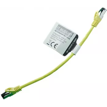 IT-BUDGET Cat.8.1 S/FTP patch kabel, 0,25 m, žuti, 40 Gbps, puni bakar, LSZH, PoE+ 90ITBFLEX81PK025Y