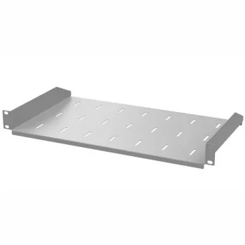 IT-BUDGET 19 inch polica za rack dubine 200 mm 1U 25 kg svijetlosiva 90ITB19FB200G