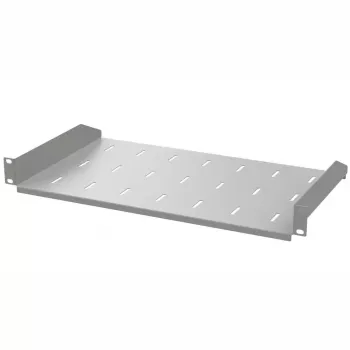 IT-BUDGET 19 inch polica za rack dubine 200 mm 1U 25 kg svijetlosiva 90ITB19FB200G