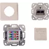 IT-BUDGET Cat.6A oklopljena podžbukna mrežna utičnica, 2 x RJ45, čisto bijela, PoE+ 90ITBDDRW