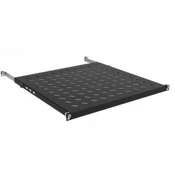 IT-BUDGET 19 inch fiksna polica ormara 0,5U 450mm dubine 80kg crna 12WZ82648003450161