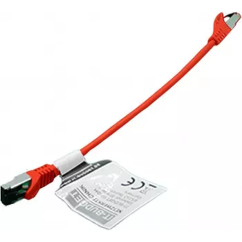 IT-BUDGET Full Copper Premium patch kabel - Flex AWG 26 - Cat.8.1 - 2000 MHz - bez halogena - PoE+ - 40 Gbit - crveni - 0,5 m 90ITBFLEX81PK050R