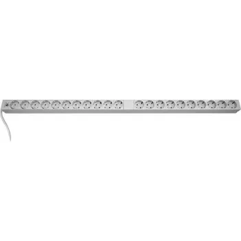 Liebernetz 21-Outlet Vertical Rack PDU with Schuko Sockets, 16A, Light Grey 90LNSDL21S