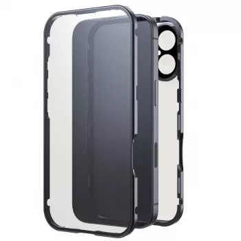 Black Rock 360° Glass futrola za Apple iPhone 16, crna 00228084