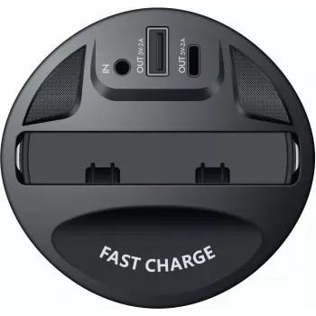 CYOO Cup bežični punjač 15W Qi auto punjač crni CY122326