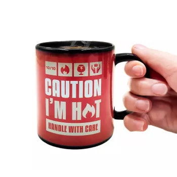 Mad Monkey Caution I am Hot šalica s promjenom boje 2000152