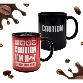 Mad Monkey Caution I am Hot šalica s promjenom boje 2000152