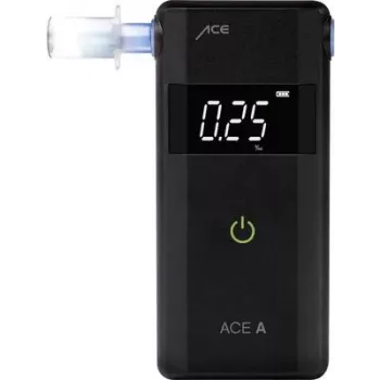 ACE OF SWEDEN ACE A alkotester crni 0,00 do 4,00 ‰ alarm, zaslon, funkcija odbrojavanja 107059