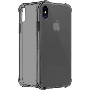 CYOO Four Corners silikonska futrola za Apple iPhone XS Max - prozirna/crna