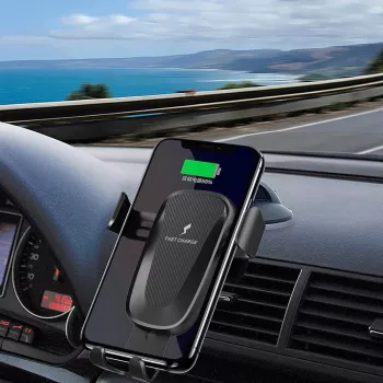 CYOO CY120792 Qi 15W bežični držač za auto s punjenjem, automatskim stezanjem i 360° rotacijom
