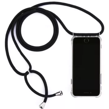 CYOO Necklace Case+ futrola s lančićem za Samsung Galaxy S10e – crni silikon s remenom (CY121018)