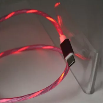 CYOO Flow Light Micro-USB kabel za punjenje 1m ružičasti s efektom tekućeg svjetla CY121350
