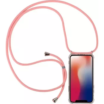 CYOO Necklace Case+ futrola s lančićem za Samsung Galaxy S10+ – ružičasti silikon CY121047